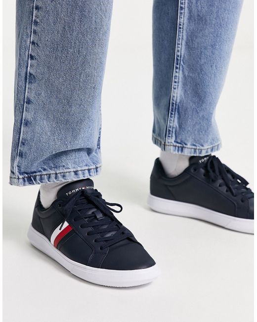 Tommy Hilfiger leather sneakers in
