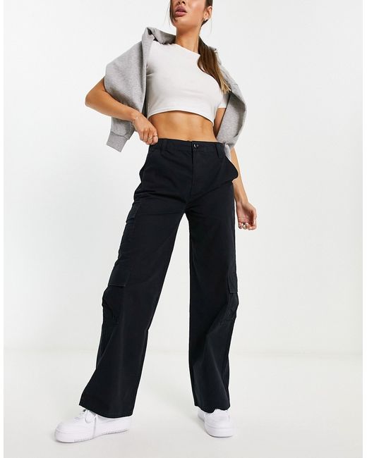 Asos Design oversized cargo pants with multi pocket in