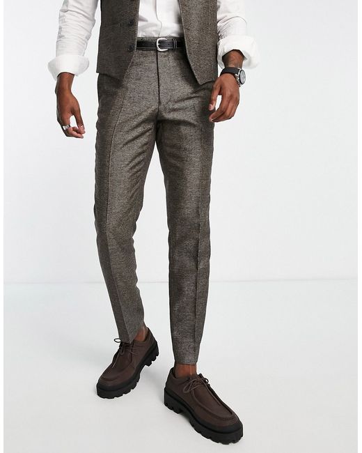 French Connection suit pants in heather-