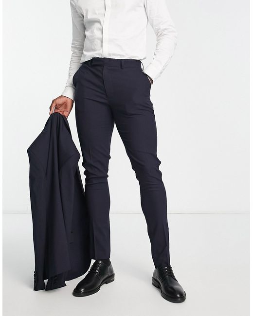 Asos Design skinny tuxedo pants in