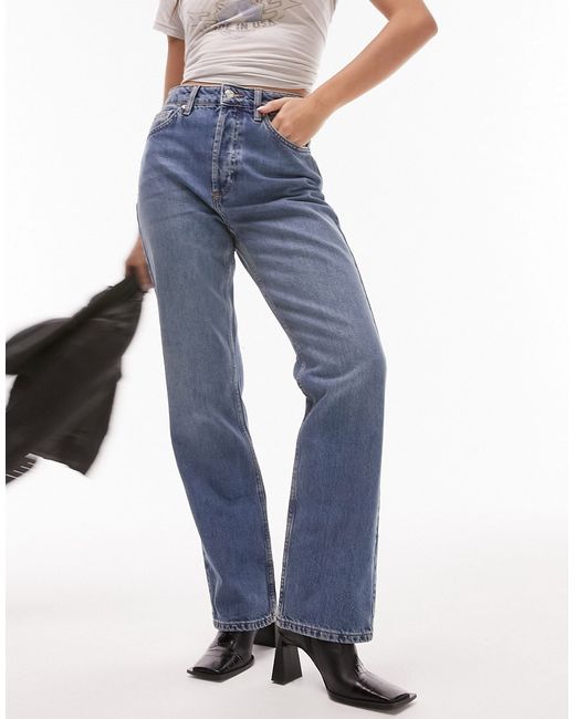 Topshop Hourglass Kort jeans in mid