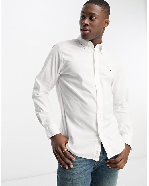 Tommy Hilfiger oxford shirt with stretch in slim fit