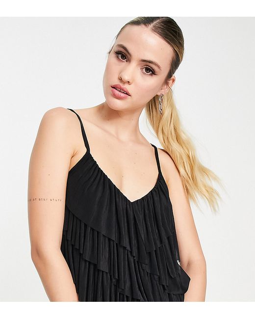 ASOS Tall DESIGN Tall ruffle cami top in part of a set