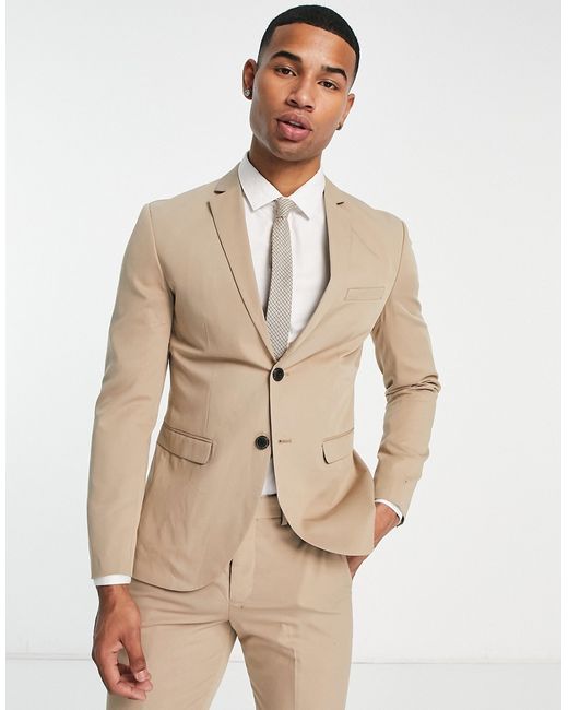 Jack & Jones Premium super slim fit suit jacket in