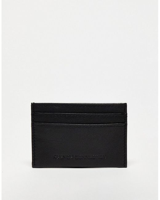 French Connection classic bi-fold metal bar wallet in