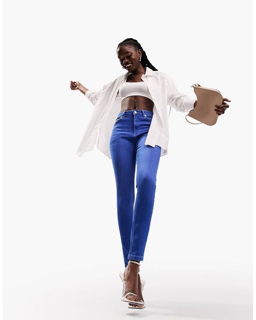 Asos Design ultimate skinny jeans in bright