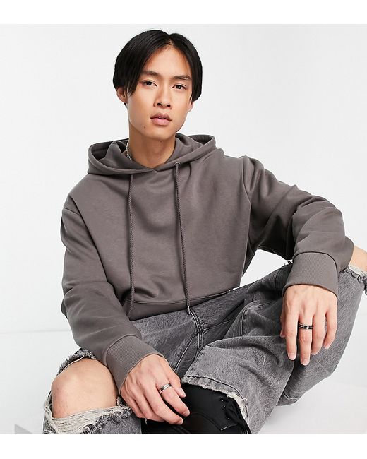 Collusion hoodie in charcoal