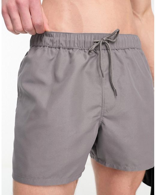 Asos Design swim shorts in short length
