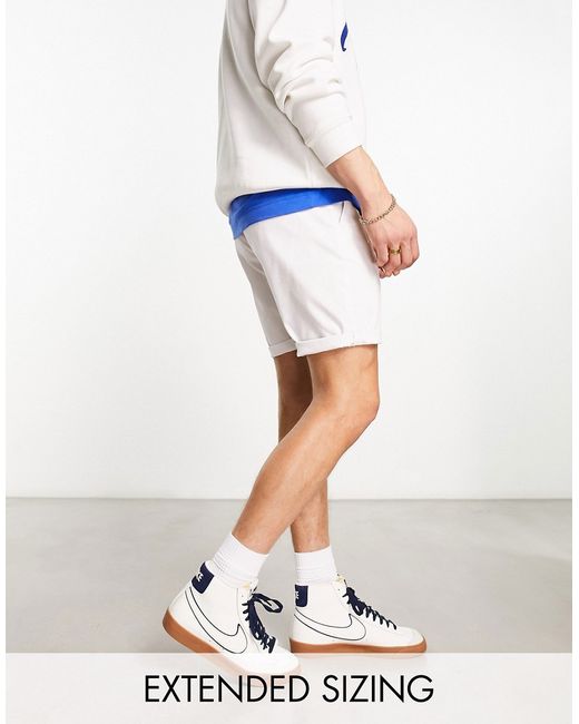 Asos Design slim chino shorts in