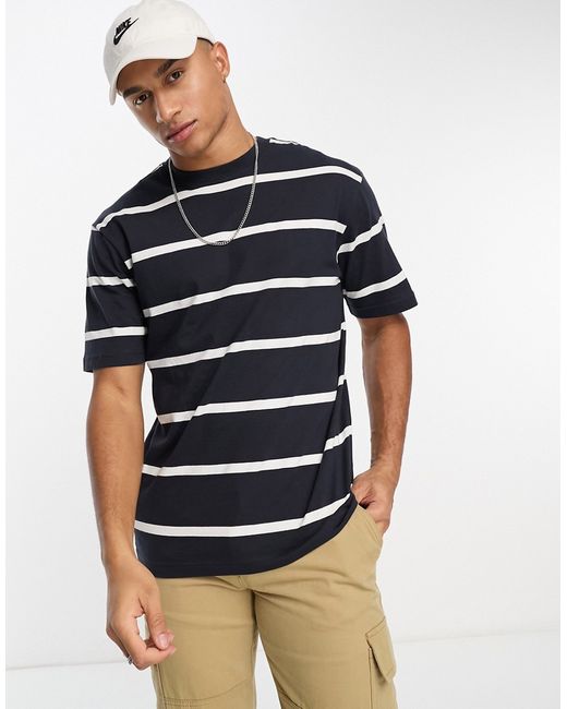 Only & Sons oversize t-shirt in stripe