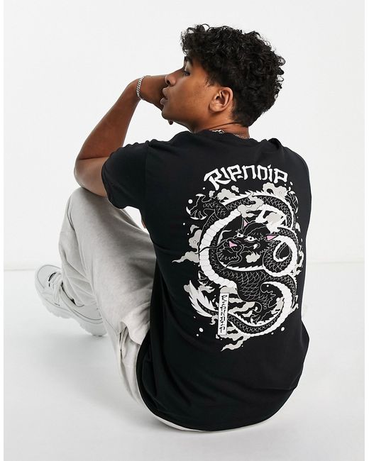 Rip N Dip RIPNDIP mystic jerm t-shirt in with chest and back print