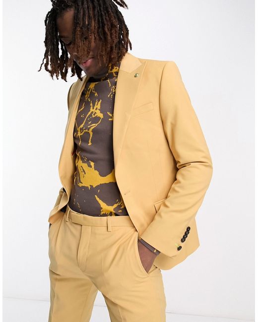Twisted Tailor buscot suit jacket in honey