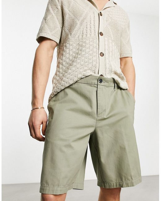 New Look relaxed fit bermuda shorts in light