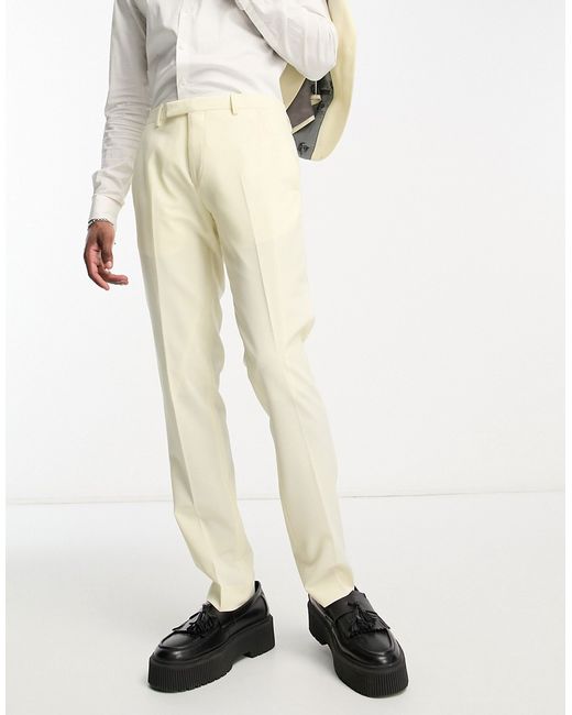Twisted Tailor buscot suit pants in off