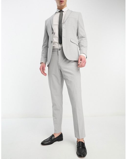 Selected Homme slim fit suit pants in light
