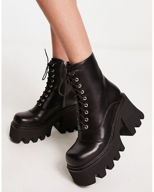 Lamoda Game On chunky ankle boots in