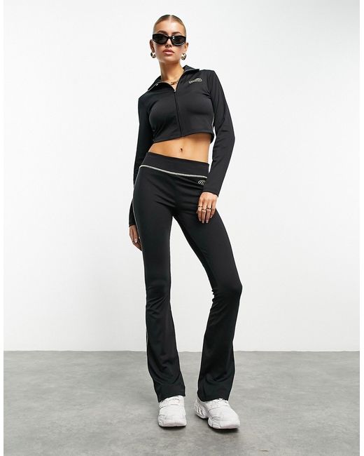 ASOS Weekend Collective fitted zip up sweat jacket in with contrast stitch part of a set