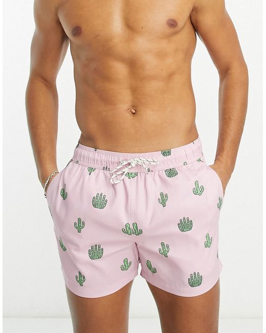 New Look cactus swim shorts in