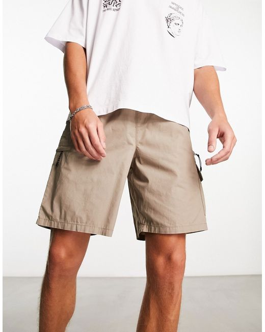 New Look zip pocket shorts in