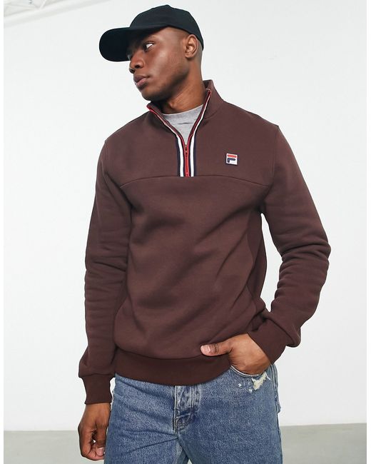 Fila half zip sweatshirt with logo in