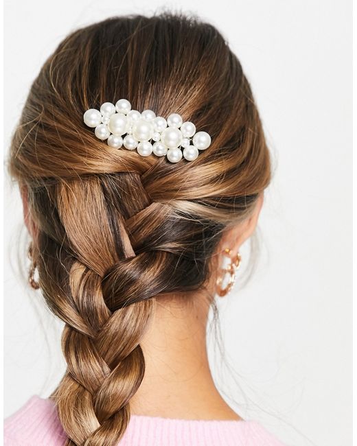 True Decadence occasion pearl cluster hair comb-