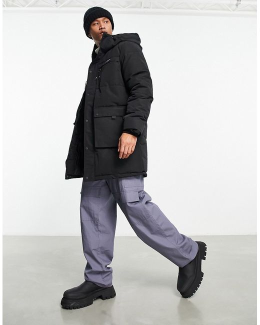 Nicce colony padded parka jacket in