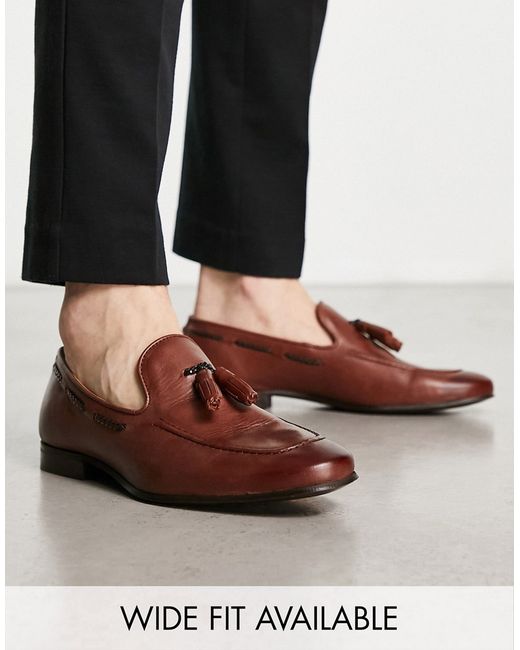 Noak made in Portugal loafers with tassel detail leather