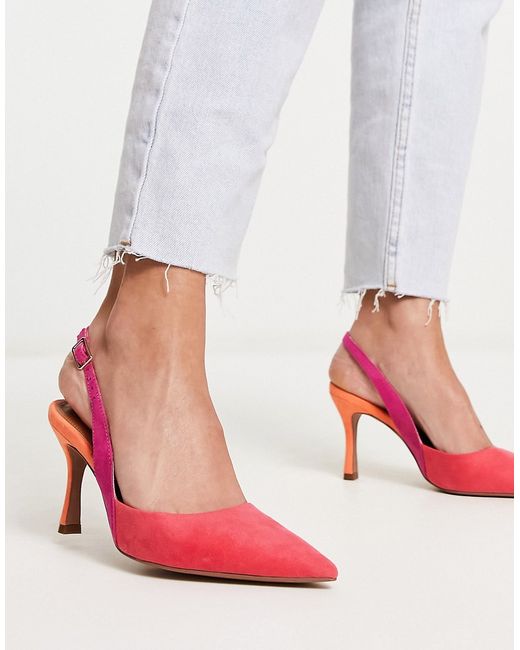 Asos Design Samber slingback stiletto heels in