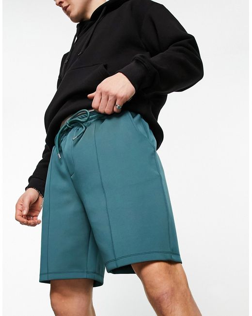Asos Design smart slim shorts in scuba