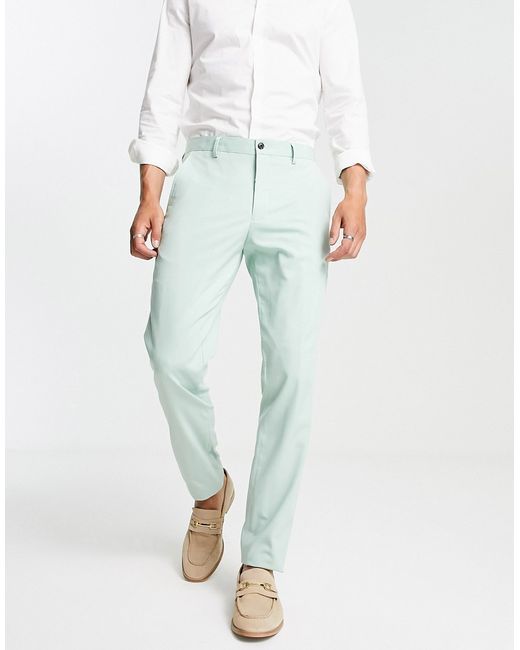 Jack & Jones Premium super slim suit pants in pastel