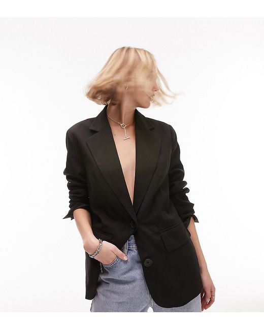 Topshop Petite Tailored single breasted blazer in