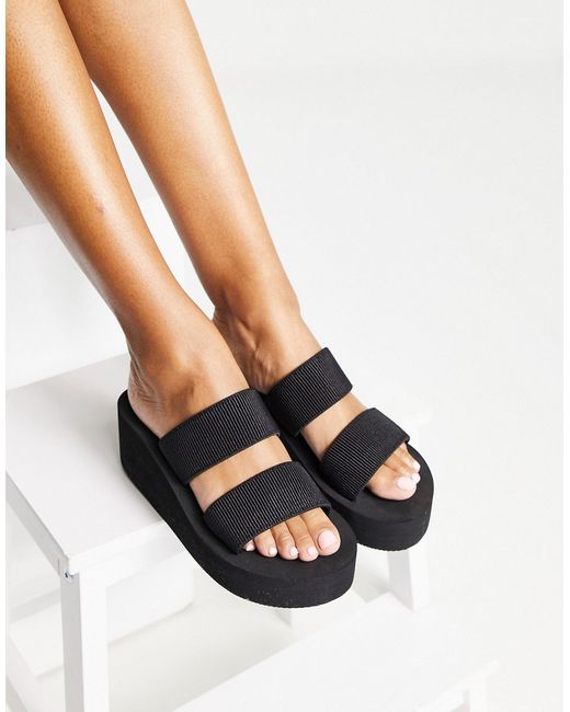 Truffle Collection flatform mule sandals in