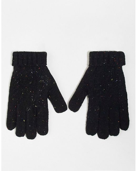 Boardmans cable knit gloves in