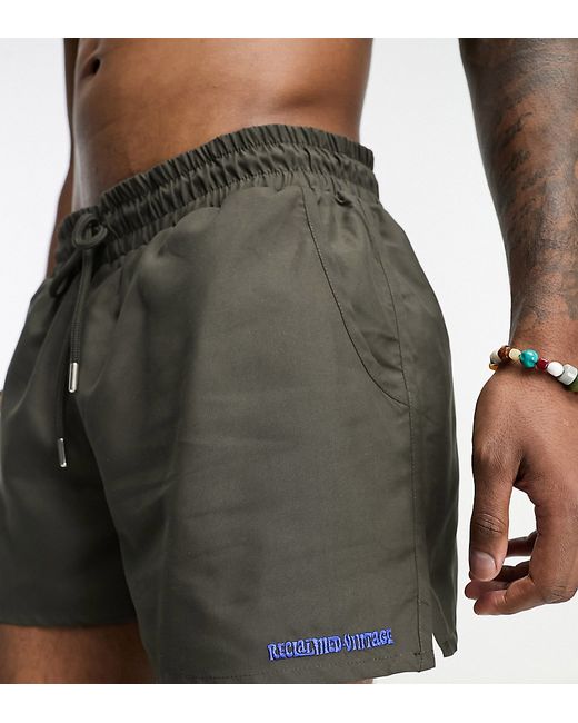 Reclaimed Vintage swim shorts in washed