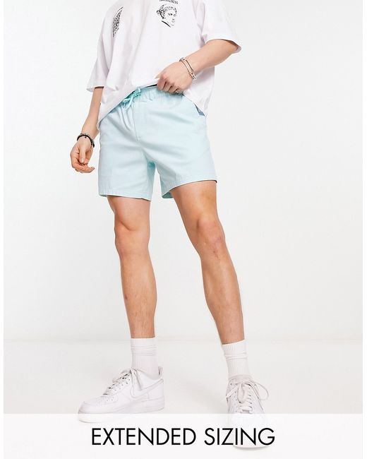 Asos Design slim chino shorts in shorter length