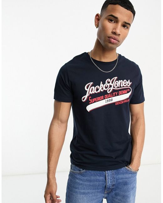 Jack & Jones vintage logo t-shirt in