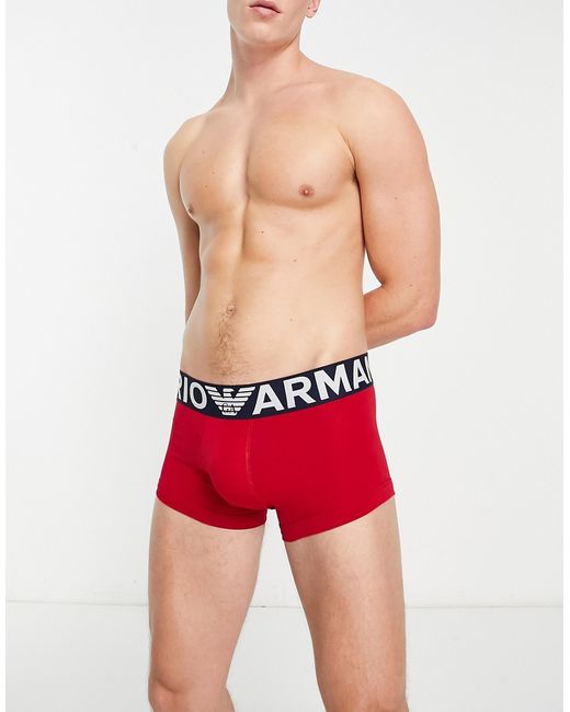 Emporio Armani Bodywear logo waistband trunk in