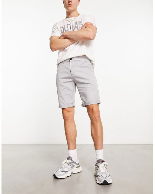 Le Breve chino shorts in light
