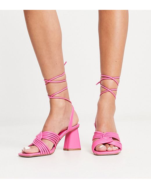 Daisy Street strappy heeled sandals in
