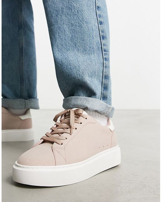 Asos Design chunky lace up sneakers in