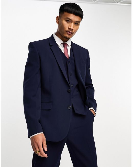 Asos Design slim suit jacket in