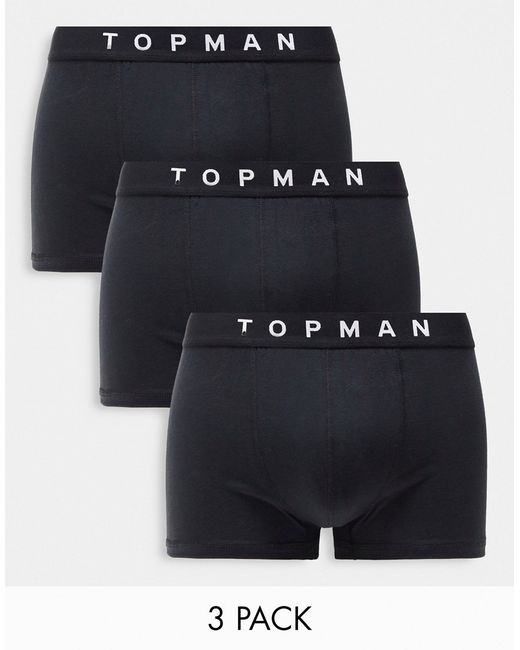 Topman 3 pack trunks in with waistband