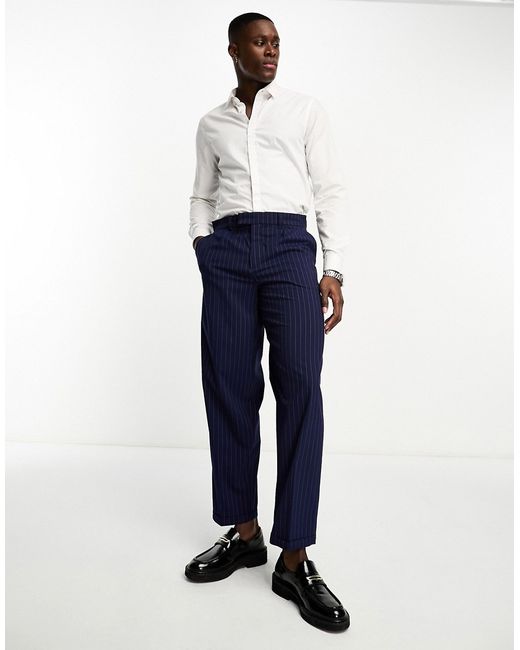 New Look relaxed pleat smart pants in