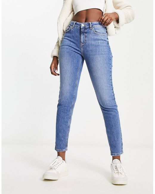 New Look slim leg jeans in authentic mid wash