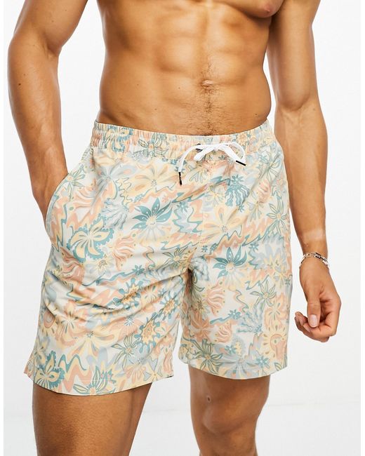 Quiksilver re-mix volley swim shorts in