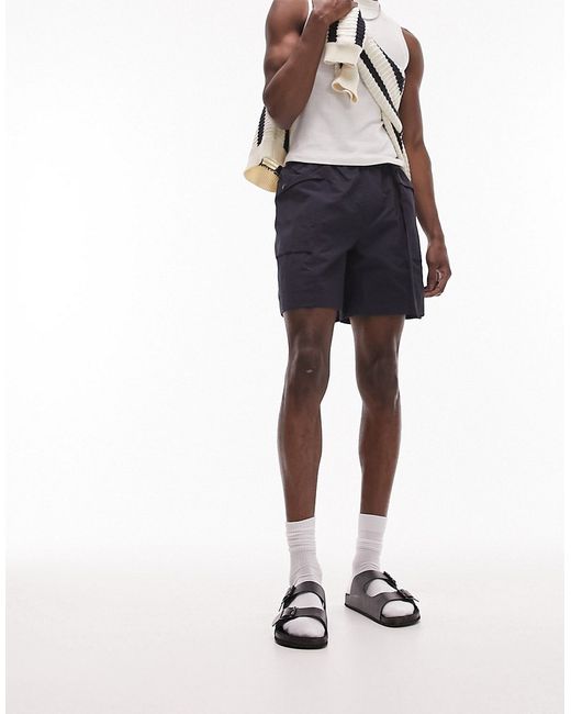 Topman belted cargo shorts in