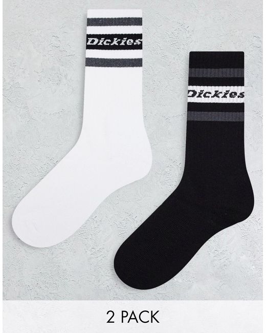 Dickies Genola 2-pack striped socks in