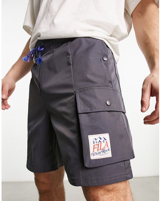Fila Henry shorts with cargo pockets in dark