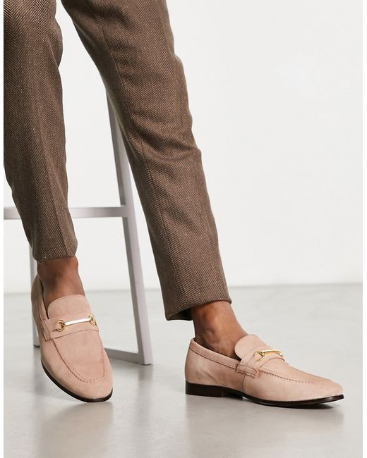 Thomas Crick metal trim loafers in suede