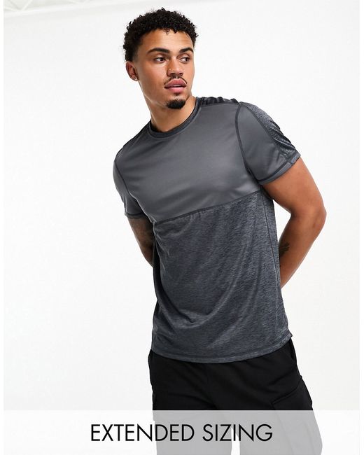 Asos 4505 training t-shirt with contrast panels-